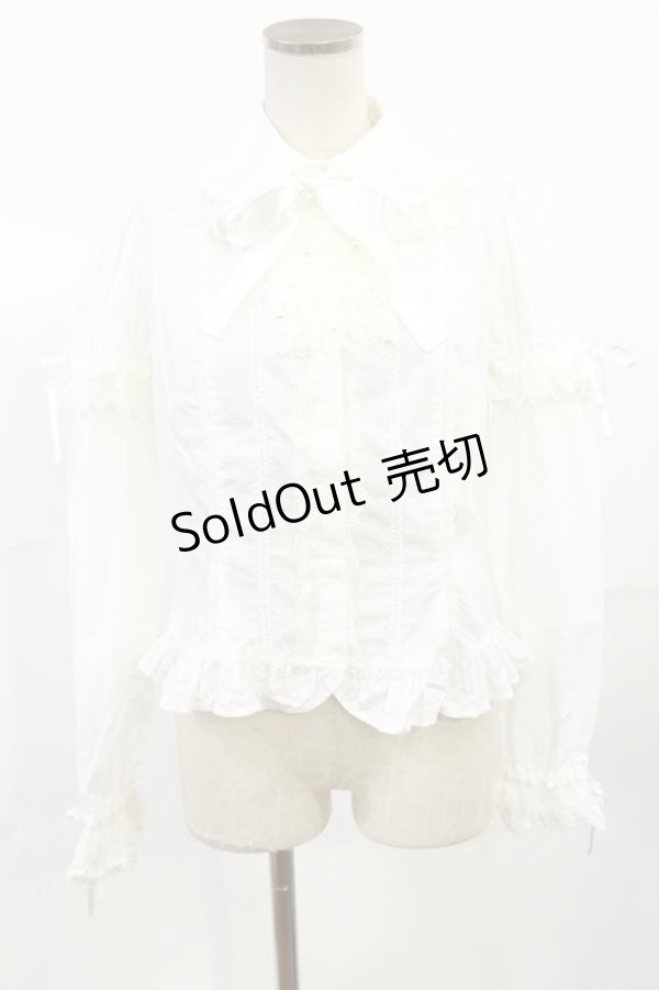画像1: Angelic Pretty / プリンセスレースジャボブラウス Free オフ H-25-07-01-1031-AP-BL-NS-ZH (1)