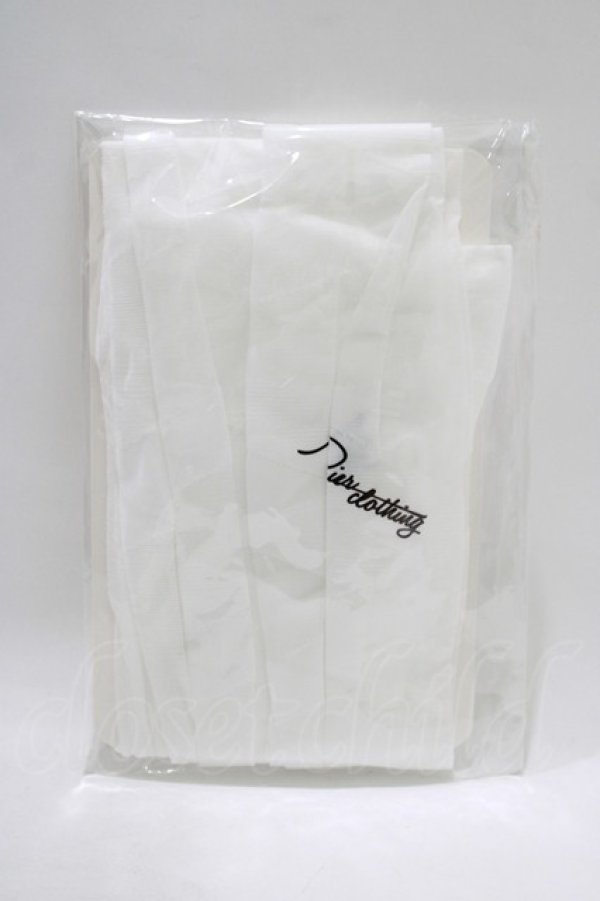 画像1: NieR Clothing / BANDAGEストッキング  白 H-25-07-01-065-PU-ZA-KB-ZH (1)
