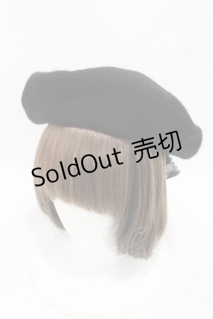画像: ATELIER PIERROT / ハリー・ポッター リボンブローチ付きレースアップベレー帽  スリザリン（グリーン） H-25-07-01-2001-EL-AC-KB-ZH