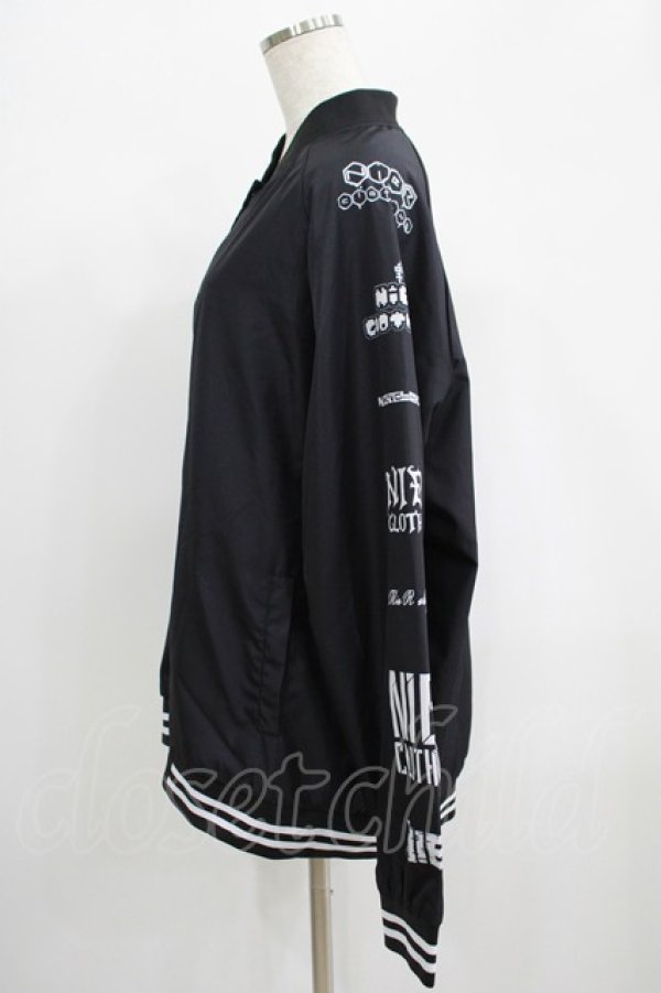 画像2: NieR Clothing / LIGHT BLOUSON JACKET  黒 H-25-07-01-013-PU-JA-KB-ZH (2)