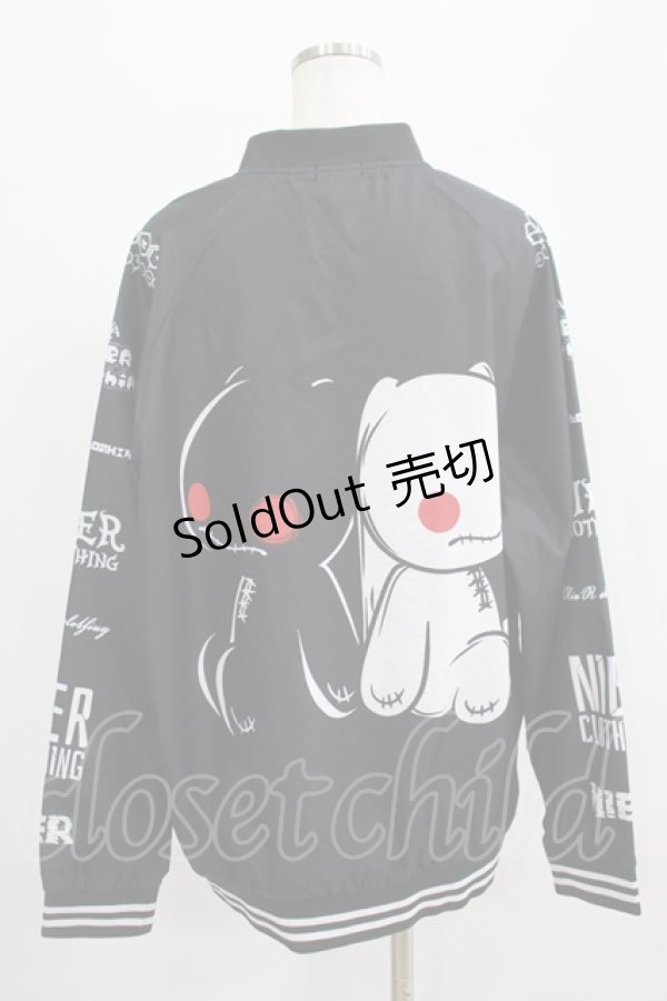 画像3: NieR CLOTHING / LIGHT BLOUSON JACKET  黒 H-25-07-01-013-PU-JA-KB-ZH (3)