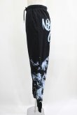 画像2: NieR Clothing / プリントSWEAT PANTS  黒 H-25-07-01-017-PU-PA-KB-ZH (2)