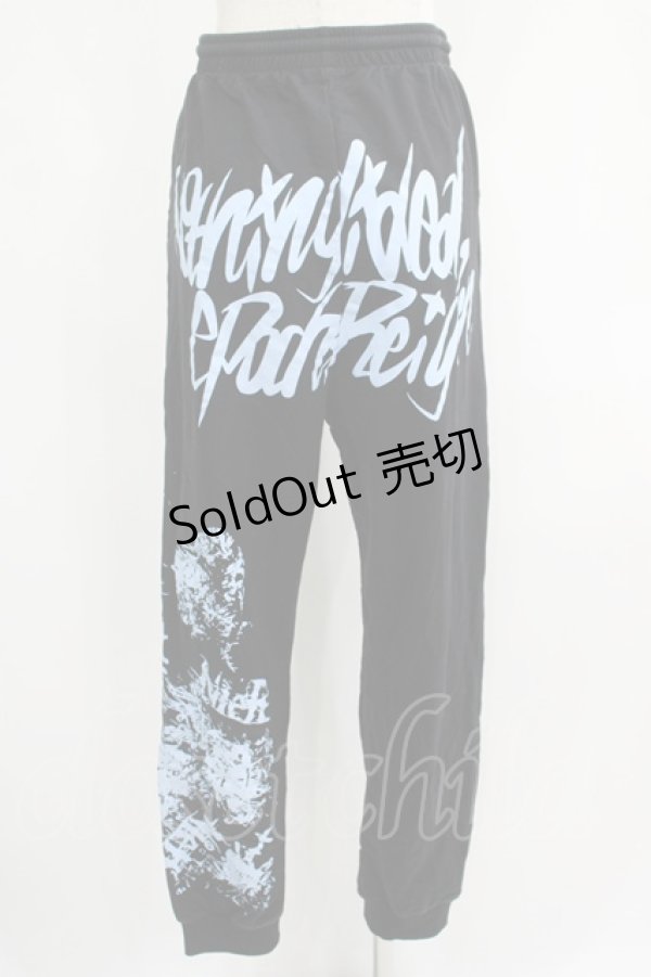 画像3: NieR Clothing / プリントSWEAT PANTS  黒 H-25-07-01-017-PU-PA-KB-ZH (3)