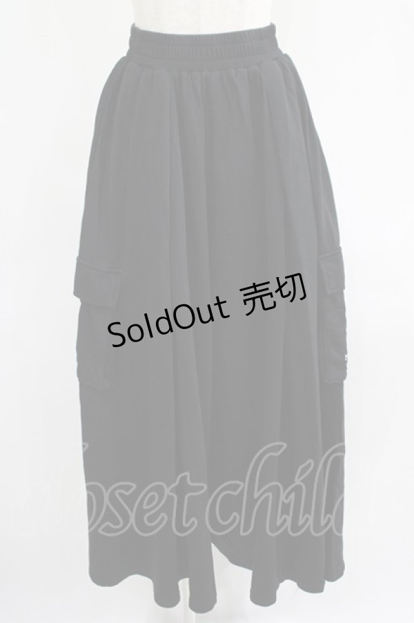 画像1: NieR Clothing / SIDE POCKET WIDE PANTS  黒 H-25-07-01-018-PU-PA-KB-ZH (1)