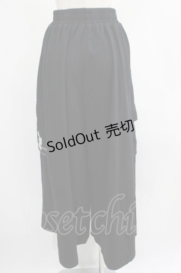 画像3: NieR Clothing / SIDE POCKET WIDE PANTS  黒 H-25-07-01-018-PU-PA-KB-ZH (3)