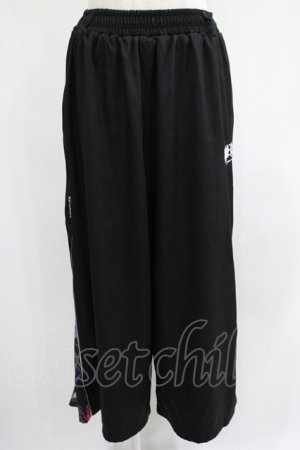 画像: NieR Clothing / 2WAY SIDE ZIP WIDE PANTS  黒 H-25-07-01-020-PU-PA-KB-ZH