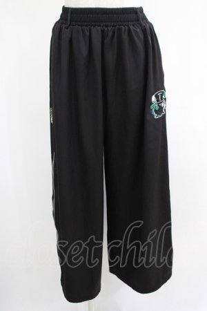 画像: NieR Clothing / 2WAY SIDE ZIP WIDE PANTS  黒 H-25-07-01-022-PU-PA-KB-ZH