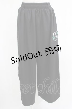 画像: NieR Clothing / 2WAY SIDE ZIP WIDE PANTS  黒 H-25-07-01-022-PU-PA-KB-ZH