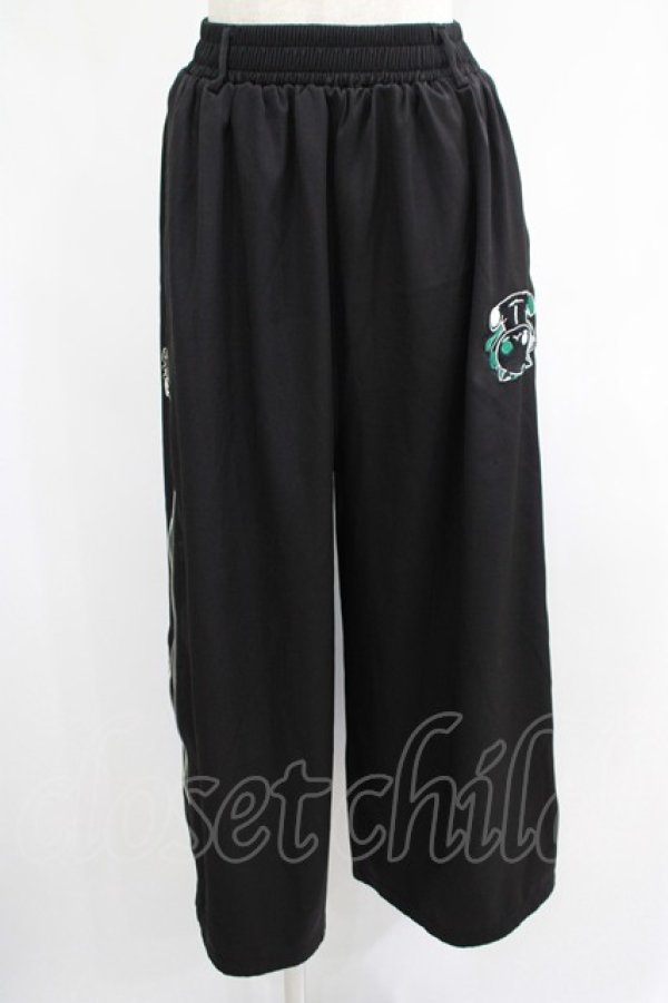 画像1: NieR Clothing / 2WAY SIDE ZIP WIDE PANTS  黒 H-25-07-01-022-PU-PA-KB-ZH (1)