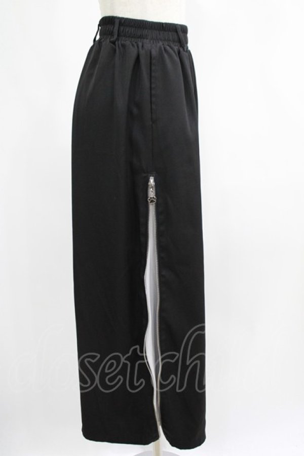 画像3: NieR Clothing / 2WAY SIDE ZIP WIDE PANTS  黒 H-25-07-01-022-PU-PA-KB-ZH (3)