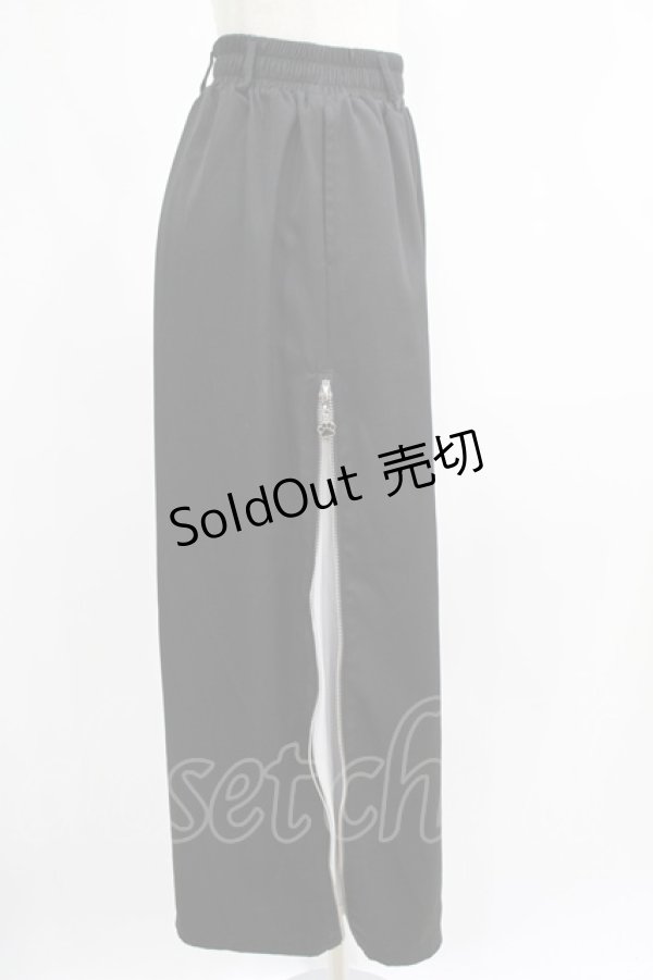 画像3: NieR Clothing / 2WAY SIDE ZIP WIDE PANTS  黒 H-25-07-01-022-PU-PA-KB-ZH (3)