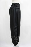 画像2: NieR Clothing / サイド切替パンツ  黒 H-25-07-01-027-PU-PA-KB-ZH (2)