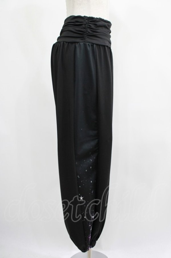 画像2: NieR Clothing / サイド切替パンツ  黒 H-25-07-01-027-PU-PA-KB-ZH (2)