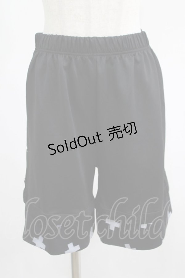 画像1: NieR Clothing / 切替HALF PANTS  黒 H-25-07-01-028-PU-PA-KB-ZH (1)