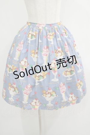画像: Jane Marple / Sweet & Coolのスカート M ブルーグレイ H-25-07-02-1005-JM-SK-KB-ZH