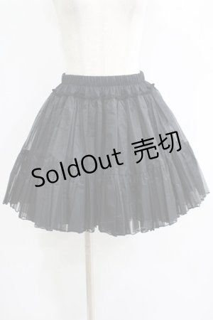 画像: kuroobi / 遮熱パニエ(甘ロリ/40cm丈)  ブラック H-25-07-02-1048-GO-SK-KB-ZH