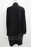 画像3: MINT NeKO / ギャザーロングシャツ  黒 H-25-07-02-1070-HN-BL-KB-ZH (3)