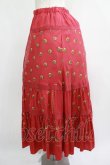 画像2: Jane Marple Dans Le Salon / Granny’s buttons tiered skirt  ローズ H-25-07-02-1009-JM-SK-KB-ZH (2)