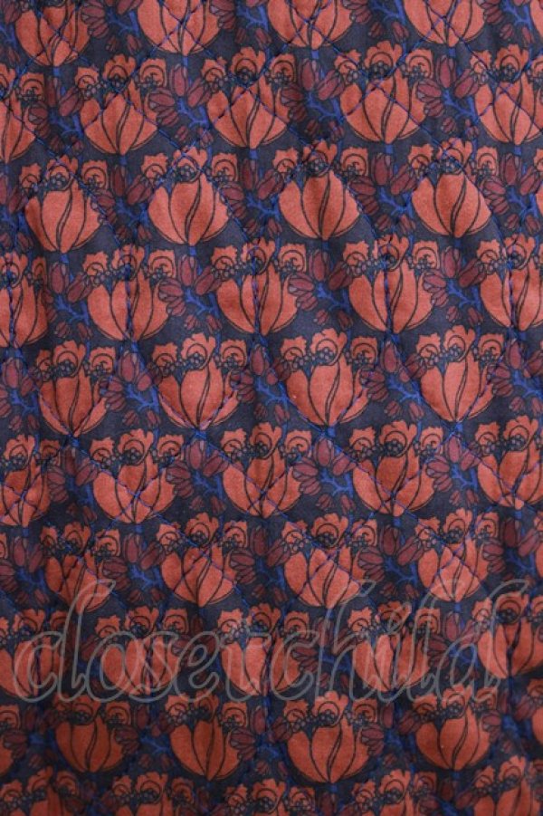 画像4: Jane Marple Dans Le Salon / Tudor tulip matelasse skirt  ネイビー H-25-07-02-1010-JM-SK-KB-ZH (4)