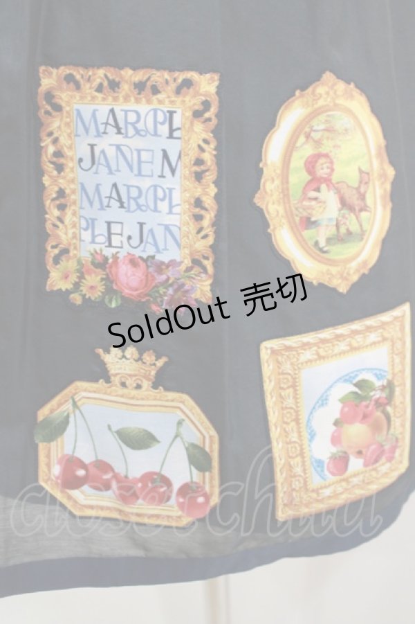 画像4: Jane Marple / Anniversaryフレームのデコパージュスカート  ネイビー H-25-10-14-021-JM-SK-KB-ZT257 (4)