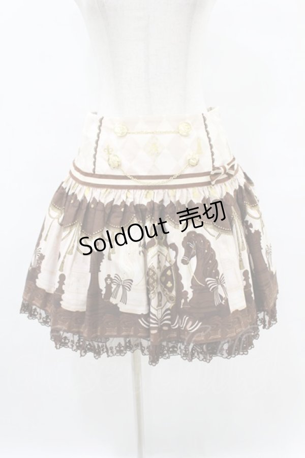 画像1: Angelic Pretty / Chess Chocolate スカート（2011年） Free アイボリー H-25-07-03-040-AP-SK-NS-ZH (1)