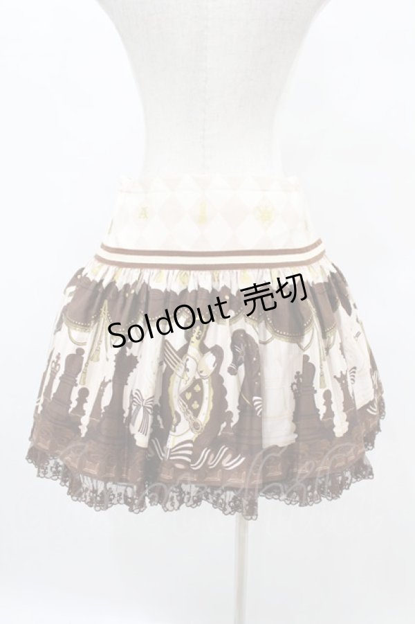 画像2: Angelic Pretty / Chess Chocolate スカート（2011年） Free アイボリー H-25-07-03-040-AP-SK-NS-ZH (2)
