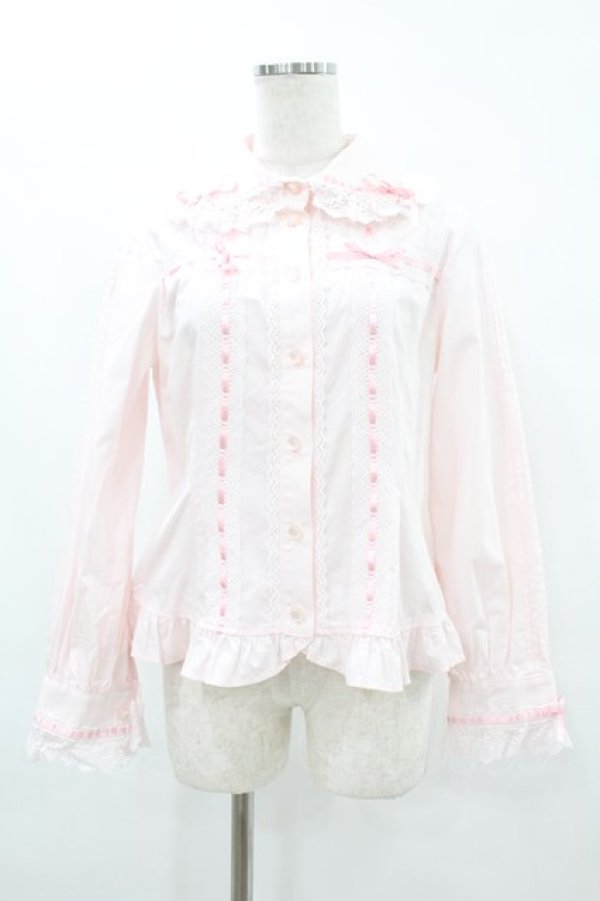 画像1: BABY,THE STARS SHINE BRIGHT / Love ring Present Box ブラウス Free ピンク H-25-07-03-053-BA-BL-NS-ZH (1)