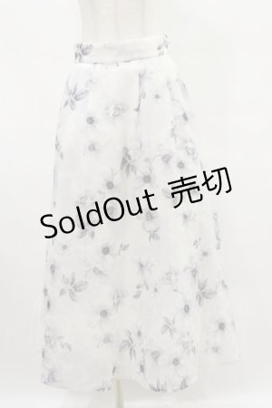 画像: INGNI / 花柄オーガンジースカート Free オフ H-25-07-03-1045-LO-SK-NS-ZH