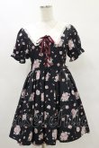画像1: Ank Rouge / RosyMacaronスピンドルワンピース M ブラック H-25-07-03-1055-CA-OP-NS-ZH (1)