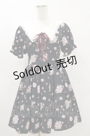 画像: Ank Rouge / RosyMacaronスピンドルワンピース M ブラック H-25-07-03-1055-CA-OP-NS-ZH