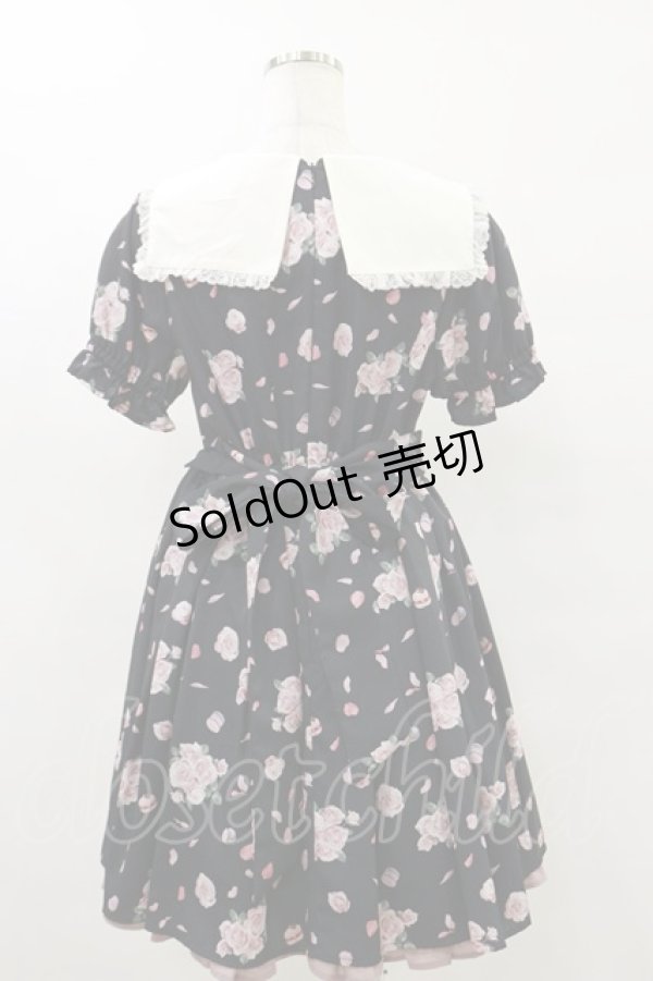 画像2: Ank Rouge / RosyMacaronスピンドルワンピース M ブラック H-25-07-03-1055-CA-OP-NS-ZH (2)