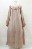 画像2: Maison de FLEUR Petite Robe canone / オフショルダーレースワンピース M Pink H-25-07-03-1057-EL-OP-NS-ZH (2)