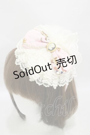 画像: metamorphose / オールドエンブレムカチューシャ Free ピンク H-25-07-03-1010-ME-AC-NS-ZH