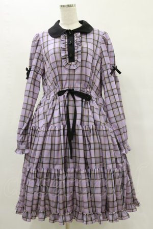 画像: LIEF / テディーベアワンピース M パープル H-25-07-03-1060-LO-OP-NS-ZH