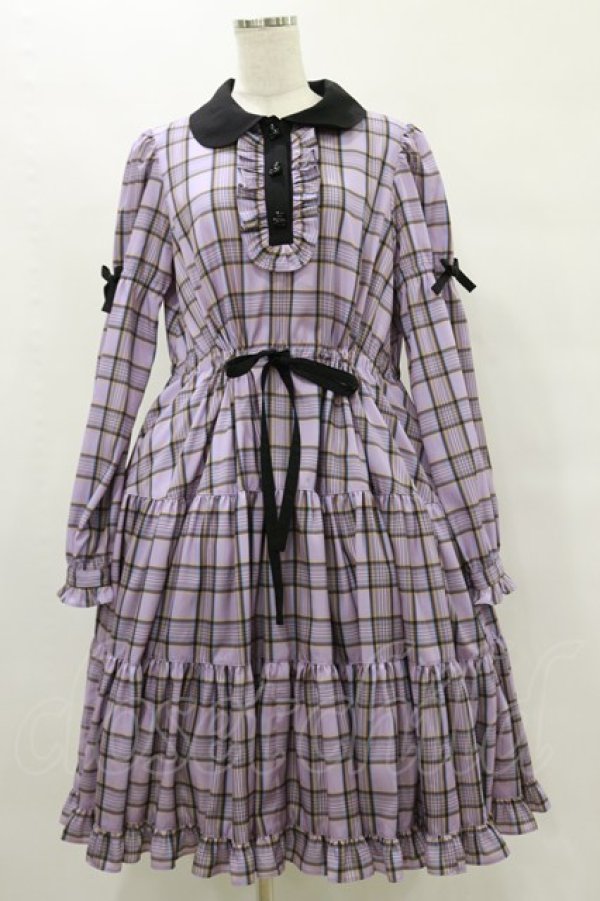 画像1: LIEF / テディーベアワンピース M パープル H-25-07-03-1060-LO-OP-NS-ZH (1)