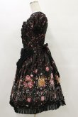 画像3: metamorphose / プリンセスクラウンブーケワンピース Free ブラック H-25-07-03-1062-ME-OP-NS-ZH (3)
