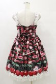 画像2: Angelic Pretty / Cherry Jam Labelジャンパースカート Free ブラック H-25-07-03-1067-AP-OP-NS-ZH (2)