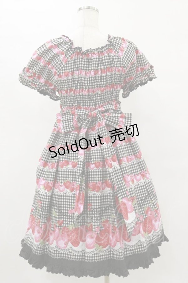 画像2: metamorphose / CHERRY BERRYワンピース Free ブラック H-25-07-03-1071-ME-OP-NS-ZH (2)