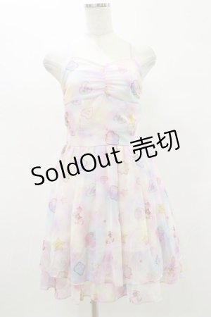 画像: Honey Bunch / シフォンワンピース Free ピンク H-25-07-03-1078-LO-OP-NS-ZH