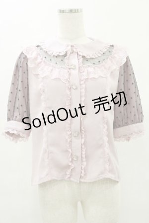 画像: Princess Melody / ビジュードットブラウス Free ピンク H-25-07-03-1024-EL-BL-NS-ZH