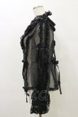 画像3: metamorphose / ラッセルレースオーガンジィブラウス Free ブラック H-25-07-03-1026-ME-BL-NS-ZH (3)