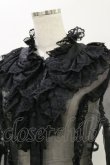 画像4: metamorphose / ラッセルレースオーガンジィブラウス Free ブラック H-25-07-03-1026-ME-BL-NS-ZH (4)