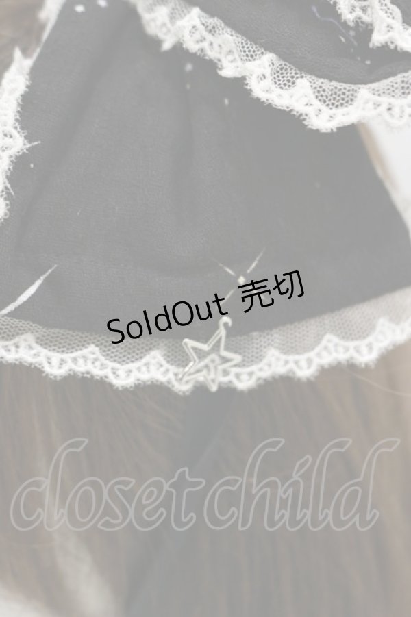 画像2: metamorphose / Twinkle journeyリボンヘッドドレス  ブラック H-25-07-03-1003-ME-AC-NS-ZH (2)