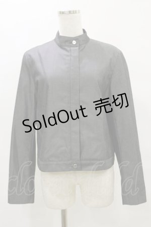 画像: PINK HOUSE / スタンドカラージャケット M グレー H-25-07-03-1032-LO-JA-NS-ZH