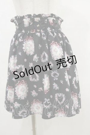 画像: Ank Rouge / ローズアーチスカート M ブラック H-25-07-03-1042-CA-SK-NS-ZH
