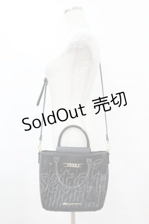 画像: JILL by JILL STUART / パフィートート  ブラック H-25-07-03-009-0-BG-NS-ZH