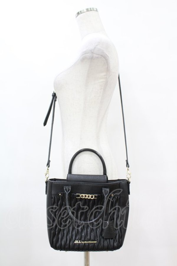 画像1: JILL by JILL STUART / パフィートート  ブラック H-25-07-03-009-0-BG-NS-ZH (1)
