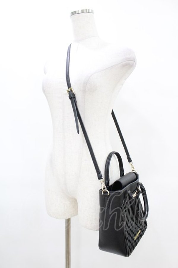画像2: JILL by JILL STUART / パフィートート  ブラック H-25-07-03-009-0-BG-NS-ZH (2)