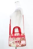画像1: PINK HOUSE / Le Sportsac×PINK HOUSE パッチワークプリント EVERYDAY SM SATCHEL  レッド H-25-07-03-010-LO-BG-NS-ZH (1)