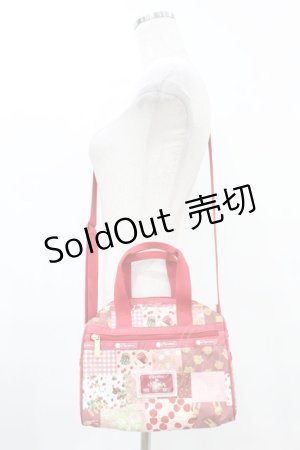 画像: PINK HOUSE / Le Sportsac×PINK HOUSE パッチワークプリント EVERYDAY SM SATCHEL  レッド H-25-07-03-010-LO-BG-NS-ZH